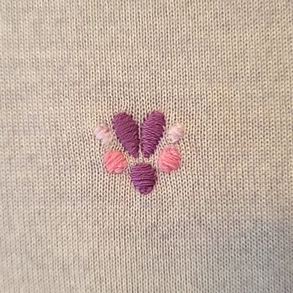 NWOT J.CREW Women's Tippi Flower Embroidered Merino Wool Sweater, Size M - Picture 9 of 10